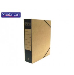 Κουτί Με Λάστιχο Οικολογικό Ράχη Χρωματιστή 25x33x8cm Μetron
