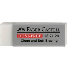 Γόμα Faber Castell  Dust Free Λευκή Mεγάλη