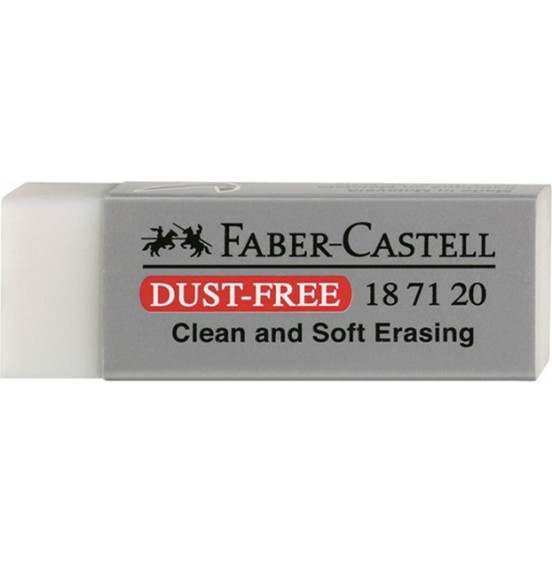 Γόμα Faber Castell  Dust Free Λευκή Mεγάλη