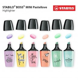 Μαρκαδόρος Υπογράμμισης Stabilo Boss Pastel Mini